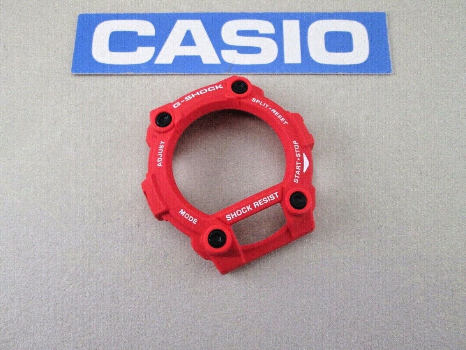 Genuine Casio G-Shock G-Rescue G-7900A red resin watch bezel & decorative screws