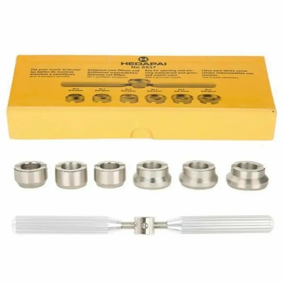 Tudor Case Back Cover Opener Remover Watch Repair Tool Kit