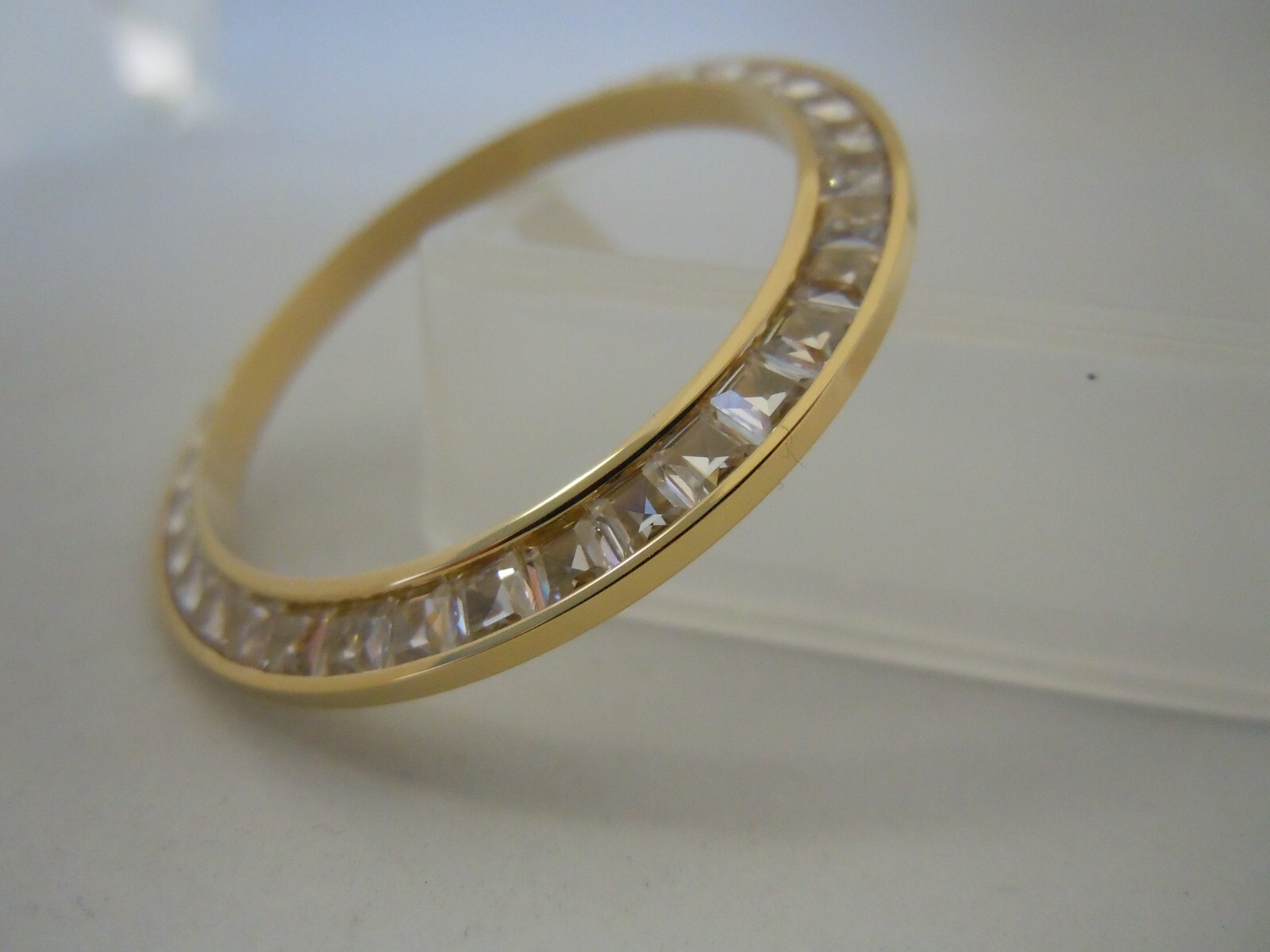 Yellow GP White CZ for Rolex Daytona 116503,116508,116518,116578,116588,116598