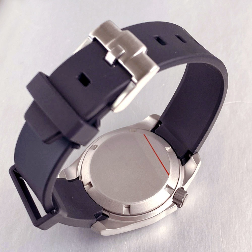 200M Diving Stainless Steel Watch Case 40mm Sandblast Brushed Fit NH34 NH35 NH36
