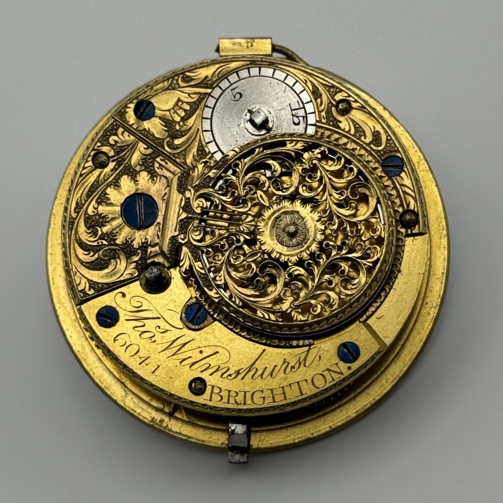 Verge Fusee Pocket Watch Movement – Thomas Wilmshurst Brighton – Parts / Repair