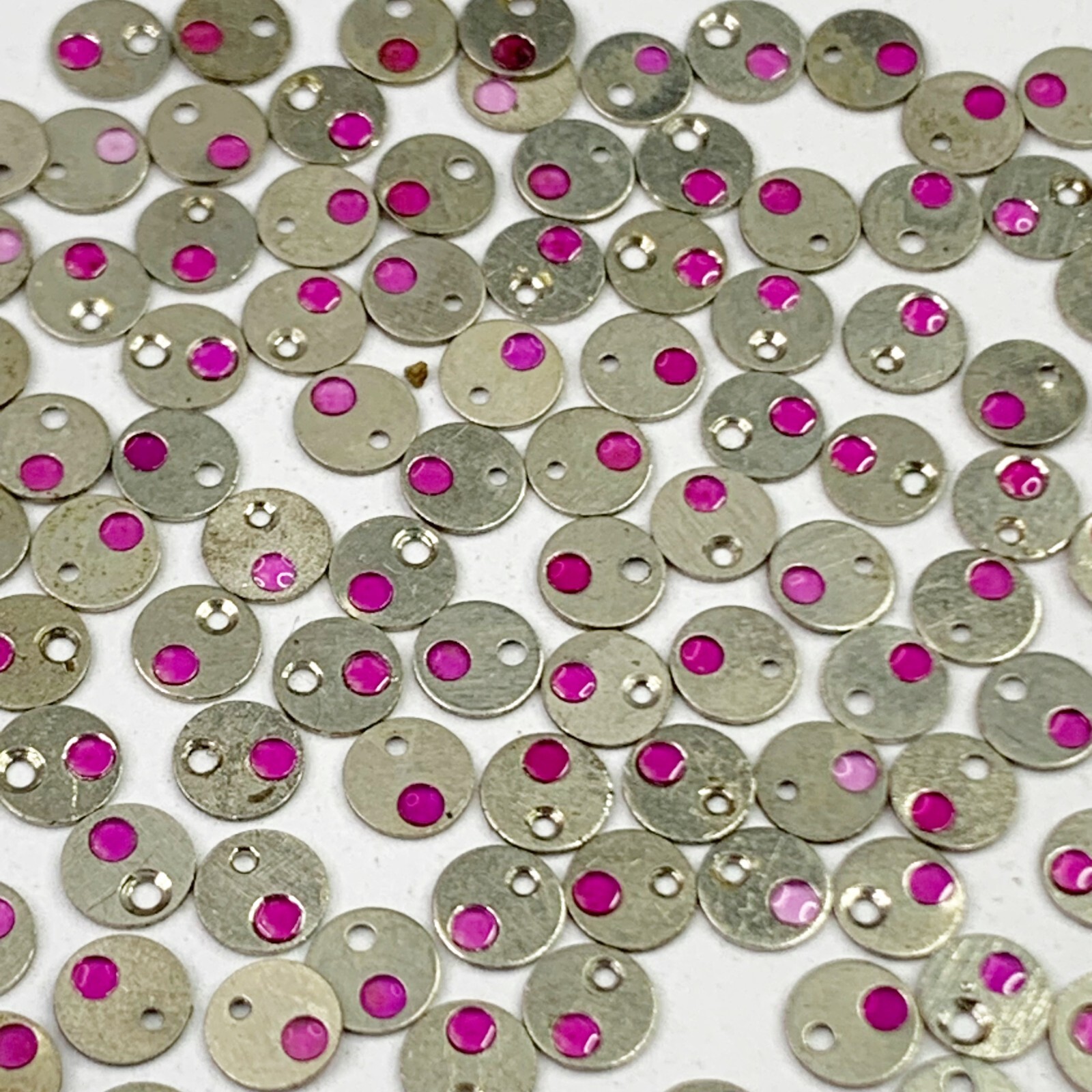 25 Cap Jewels Settings 3.4mm Steampunk Watchmaker Lot Watch Parts Repair