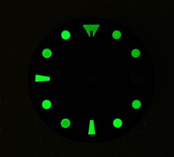🟡 YELLOW SUMO DIAL FOR SEIKO NH35 MOVEMENT DIAL LEGS AT 3 GLOSS FINISH NO LOGO