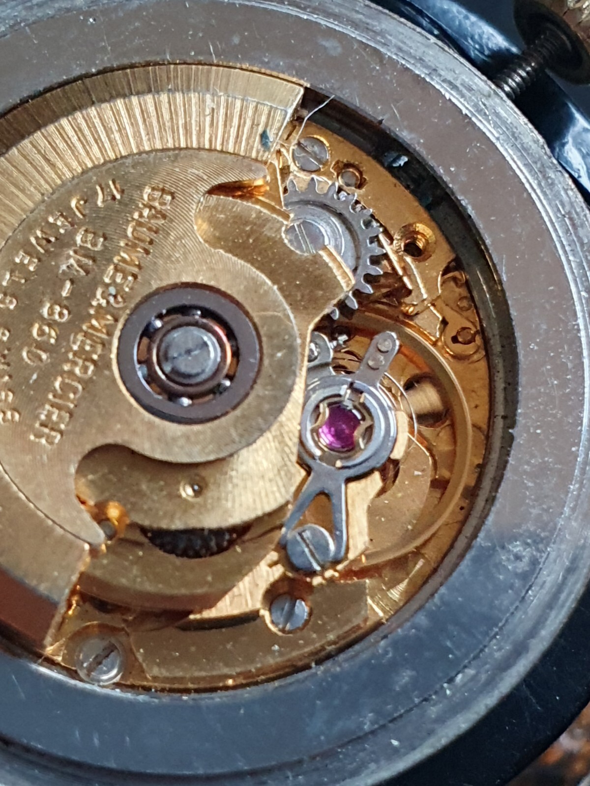 Movimento automatico Baume & Mercier originale Cal. BM 860
