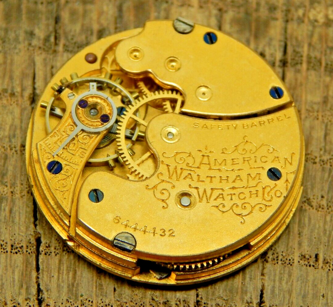 Antique Waltham Pocket watch movement 0s 7j Grade 60 Model 1891 Circa 1894