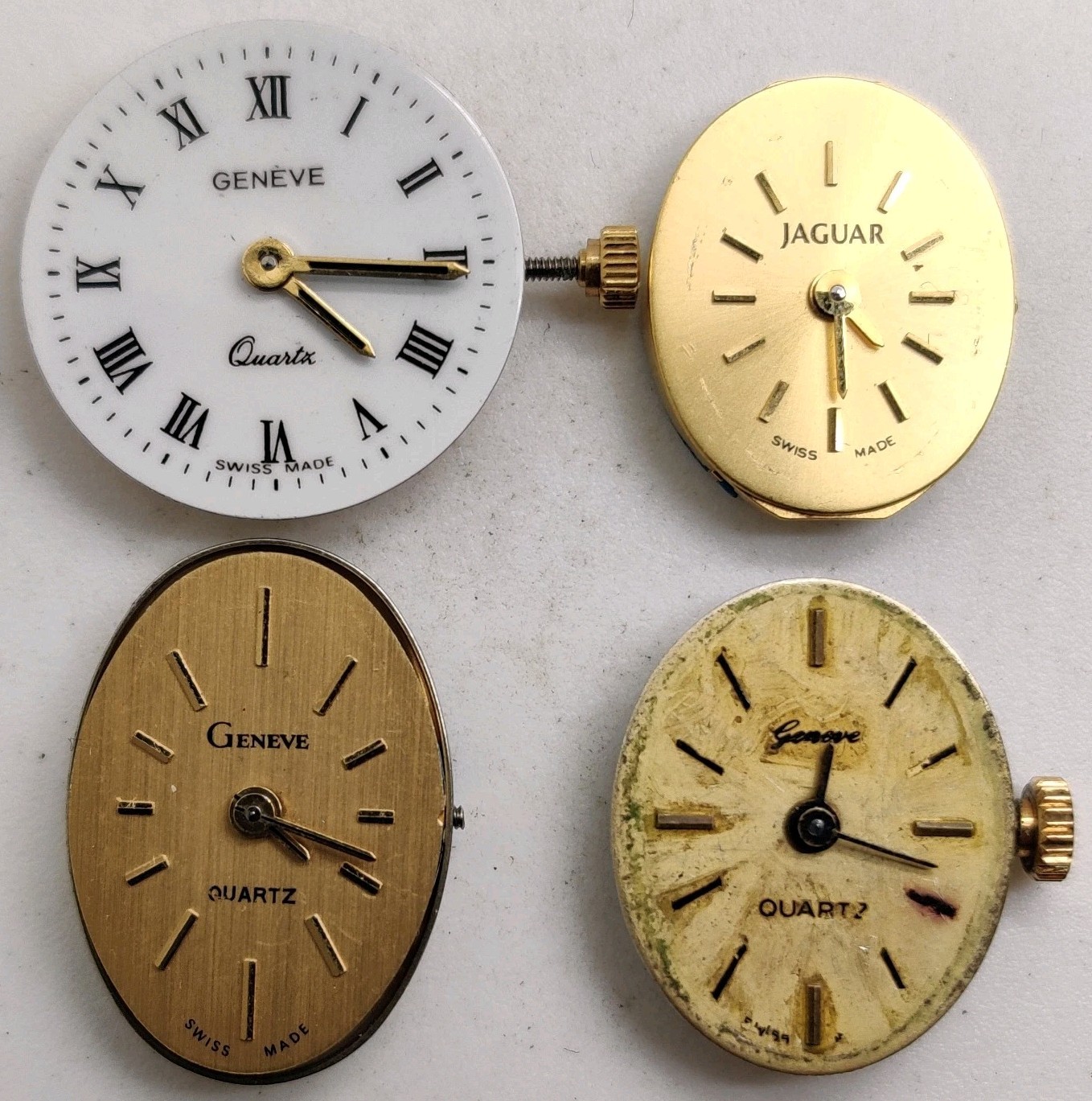 Vintage ETA 978.002 Swiss quartz movements For Repair