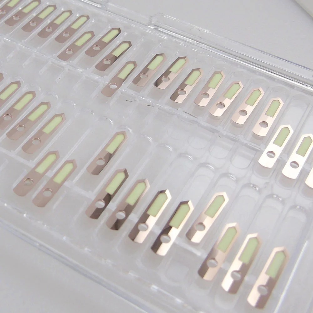 Watch Hands For NH35 NH36 NH70 7S26 Rose Gold C3 Luminous Hand Set Parts