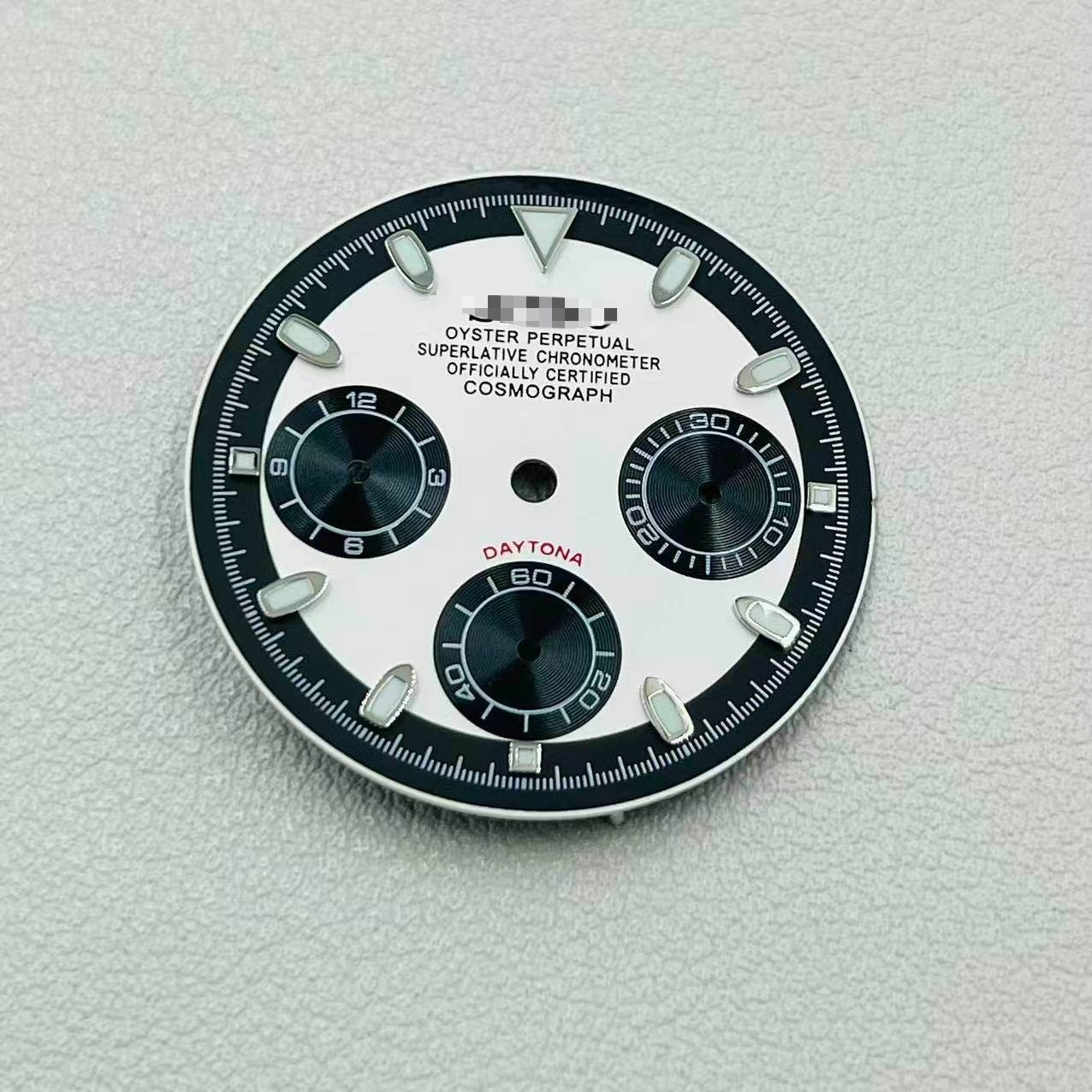 29.5mm Watch Dial Green Luminous For VK63 Quartz Movement Watches Parts