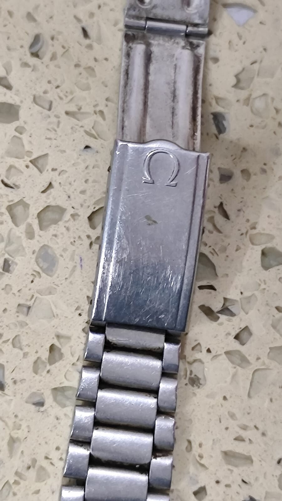 Omega Speedmaster Original Bracelet No.11 1125 Parts End Link Nr 699 20mm Used