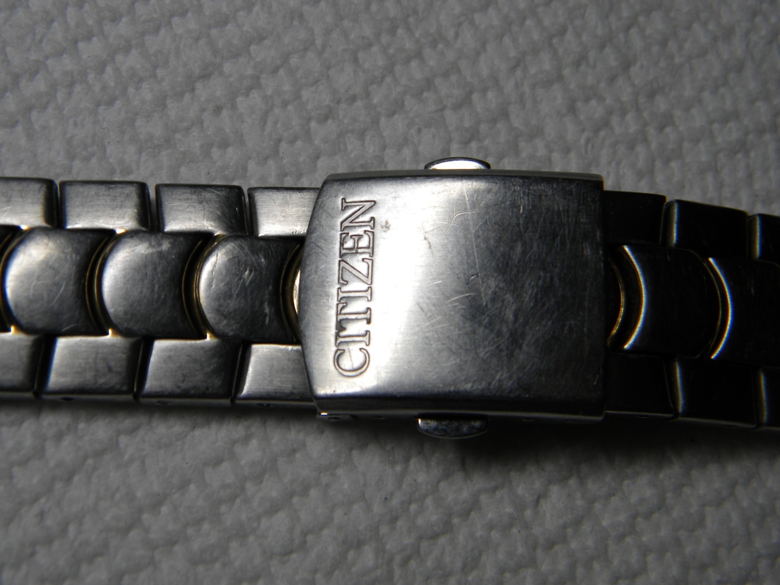 Marked Citizen Metal Stainless Steel Wrist Watch Band Only to Restore or Parts