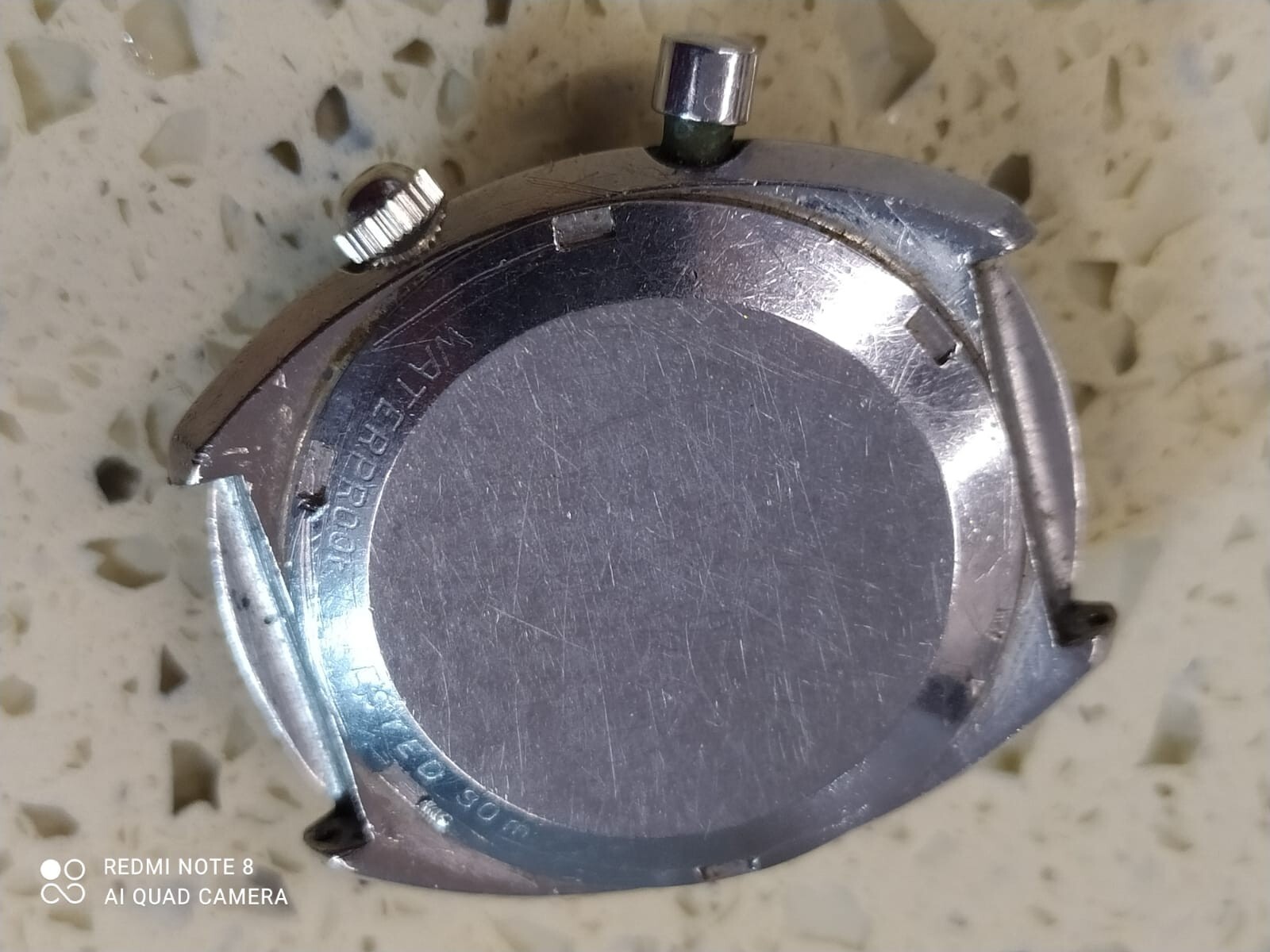 Omega 865 Chrono stop Case complete case omega Ref 145.010 for parts