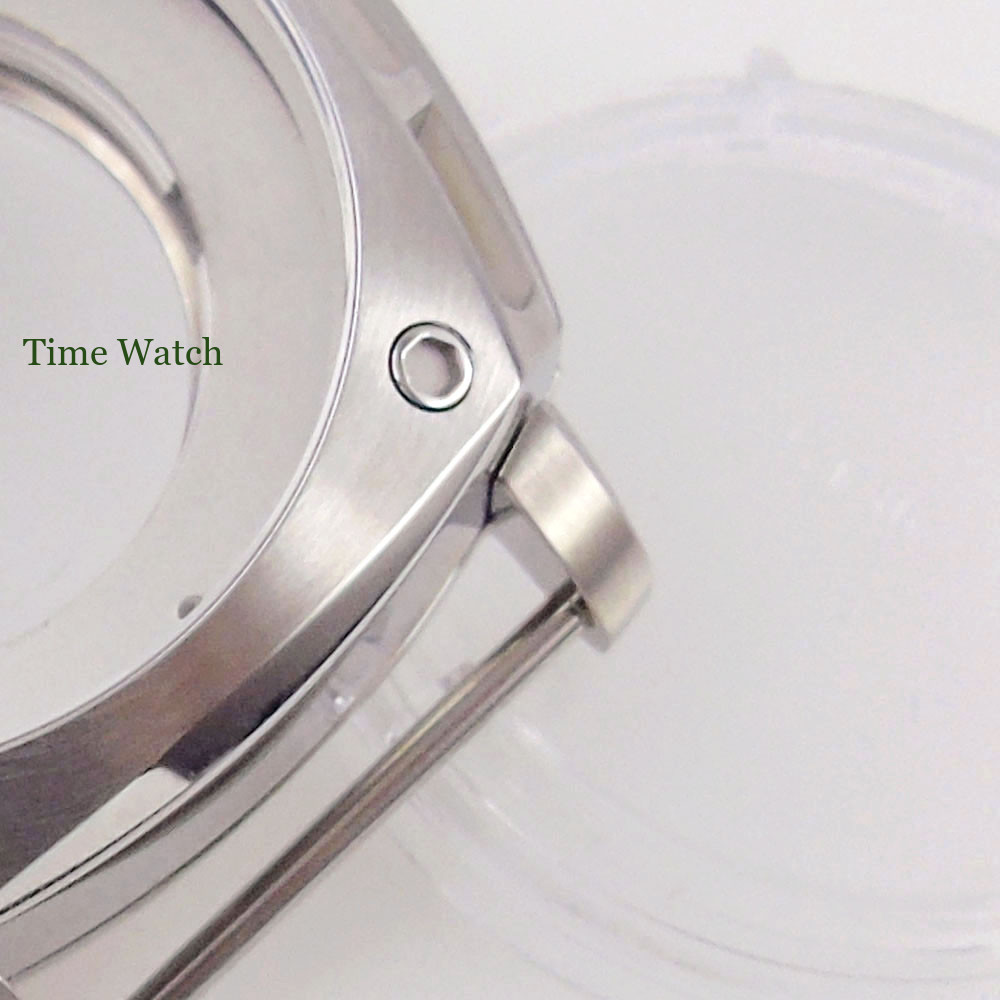 47.5mm Sapphire Square Watch Case 316L For Miyota 8215 821A 8205 DG 2813 3804