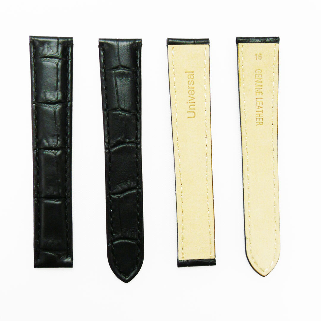 Watch Band Genuine Leather Alligator Grain (PADDED) Cartier Watch 16X14MM