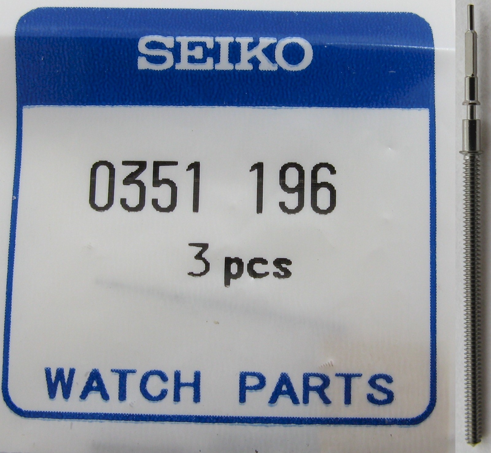Seiko 351196 / 351 196 watch part: one setting stem tap 11