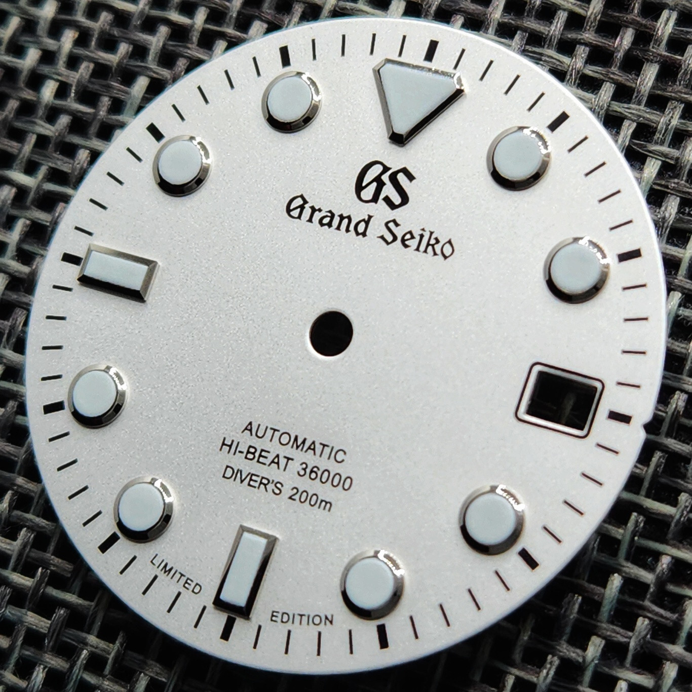 New GRAND SEIKO GS HI BEAT 36000 DIAL DIVERS SILVER FOR NH35 4R35 7S26 SKX007