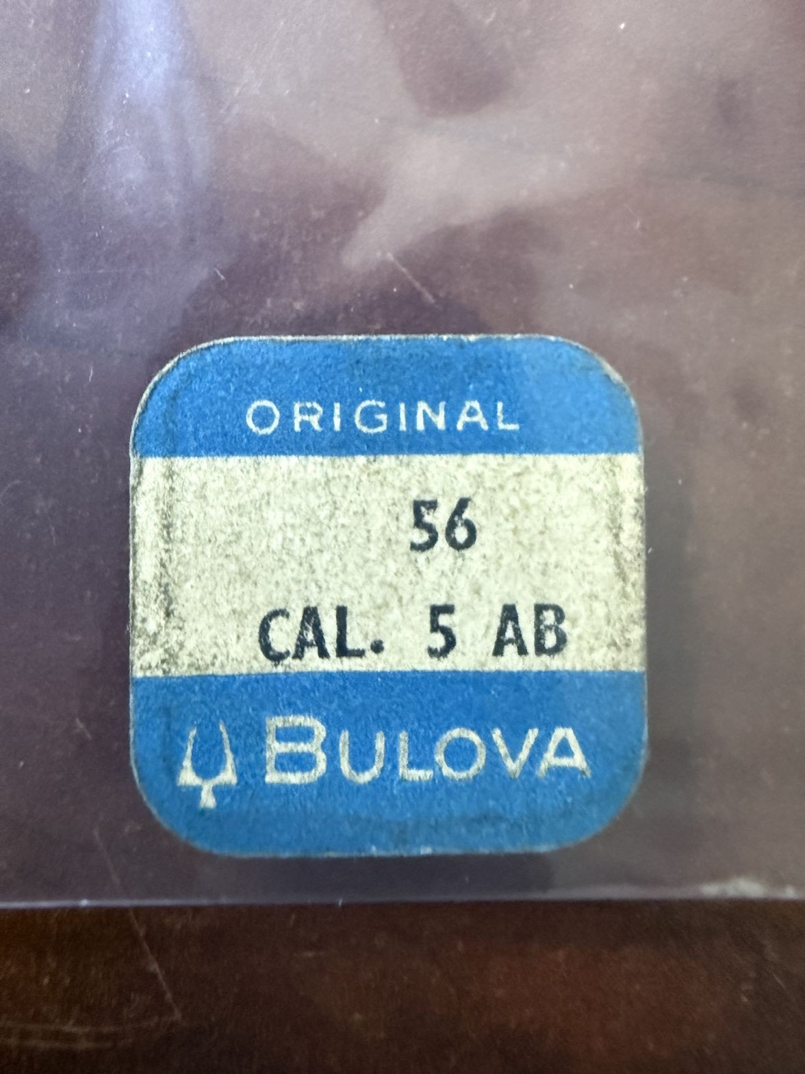 Bulova 5AB Balance Staff #56 NOS Genuine Vintage Watch Part New Old Stock