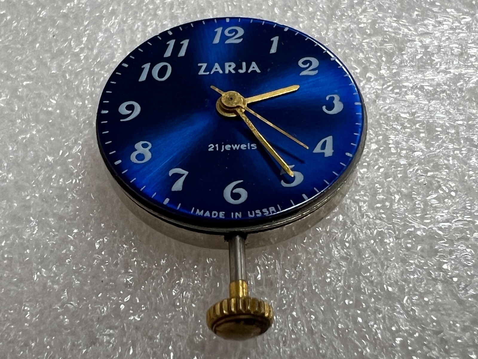 Watch movement USSR ZARJA Cal.2009b plus Dial. Working , for parts