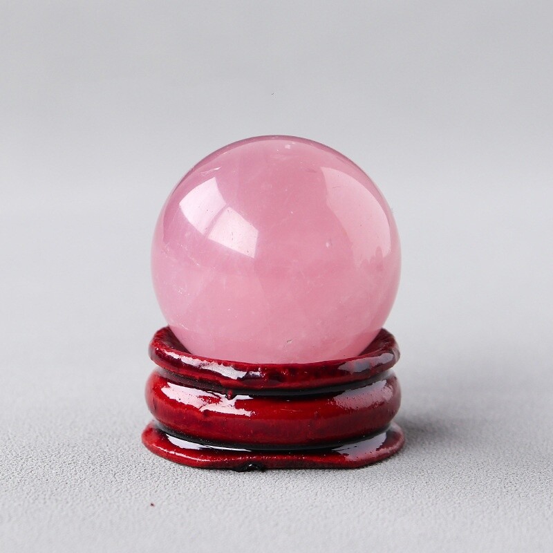 Natural Crystal Sphere Healing Stone Ball Reiki Feng Shui Meditation Desk Decor