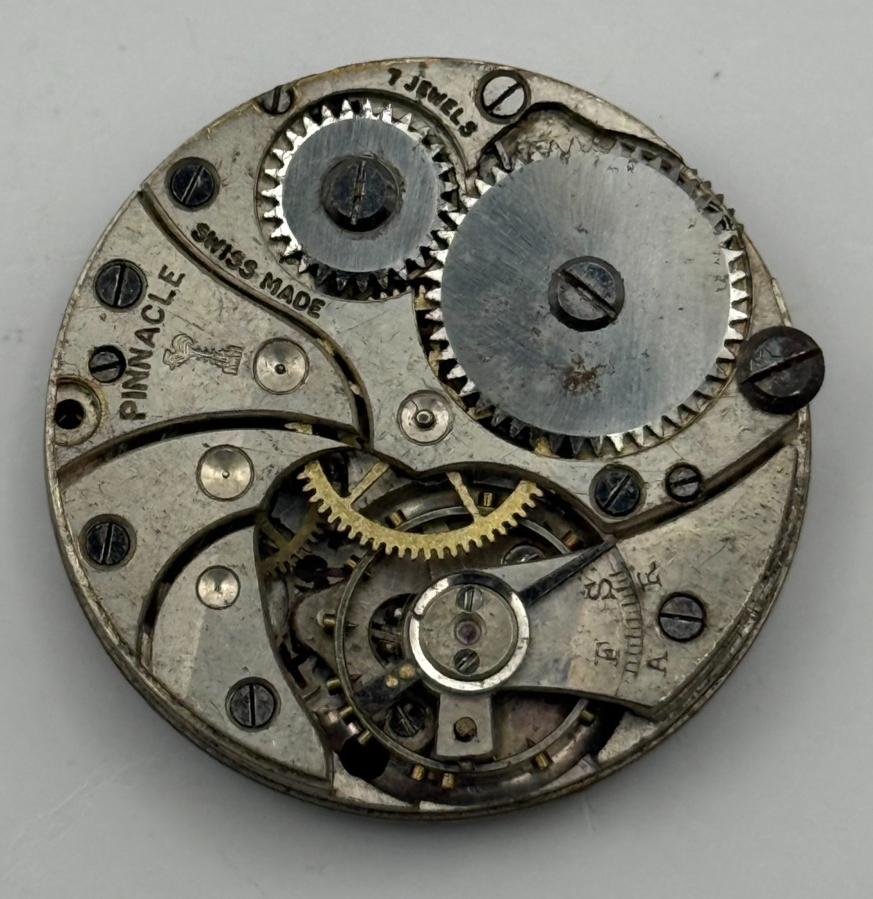 Pinnacle Trench Watch Movement Sub Seconds Red 12 Swiss Manual Wind Parts 28.8mm