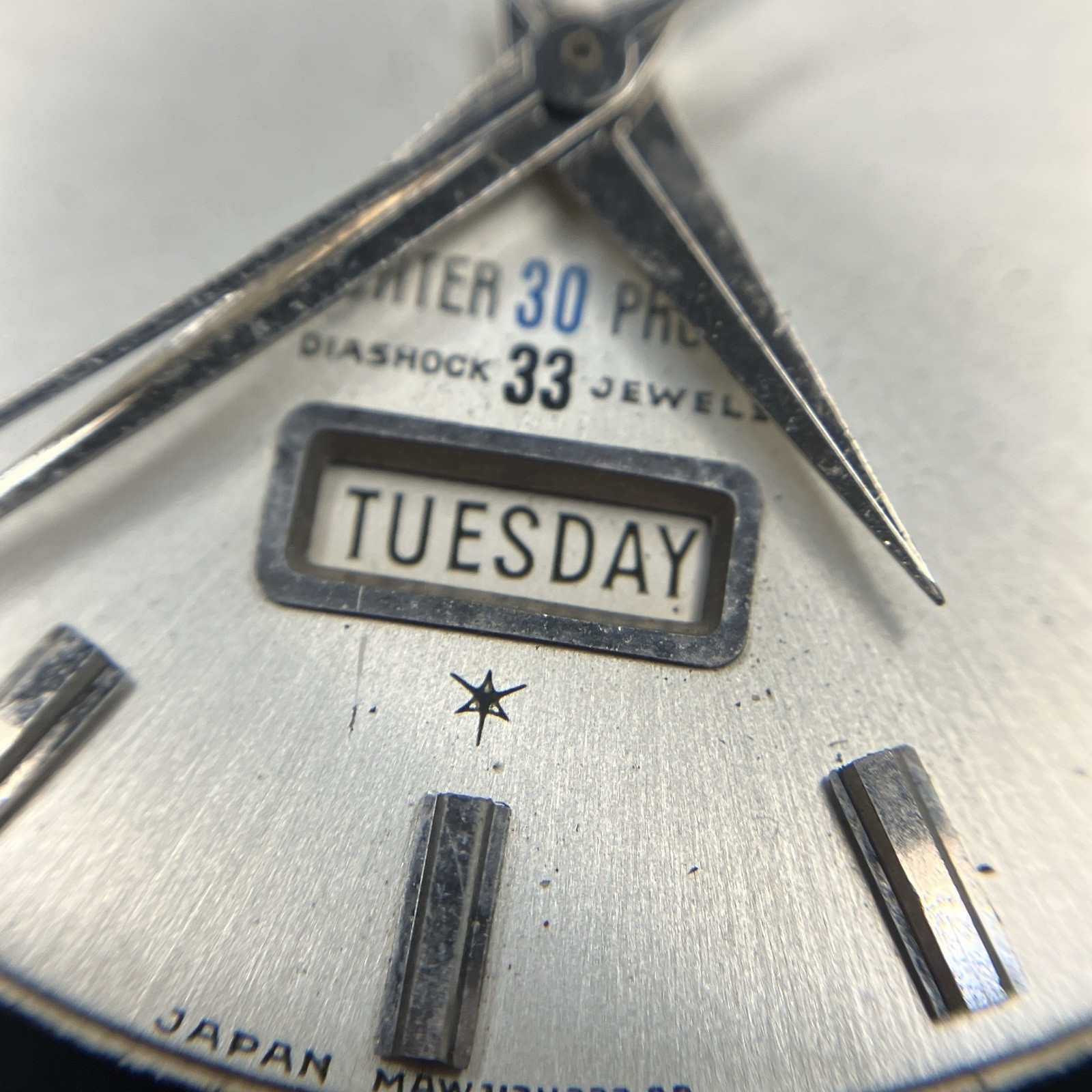 Rare Vintage Seiko Seikomatic Weekdater J13080 Cal 400 33J Automatic Movement