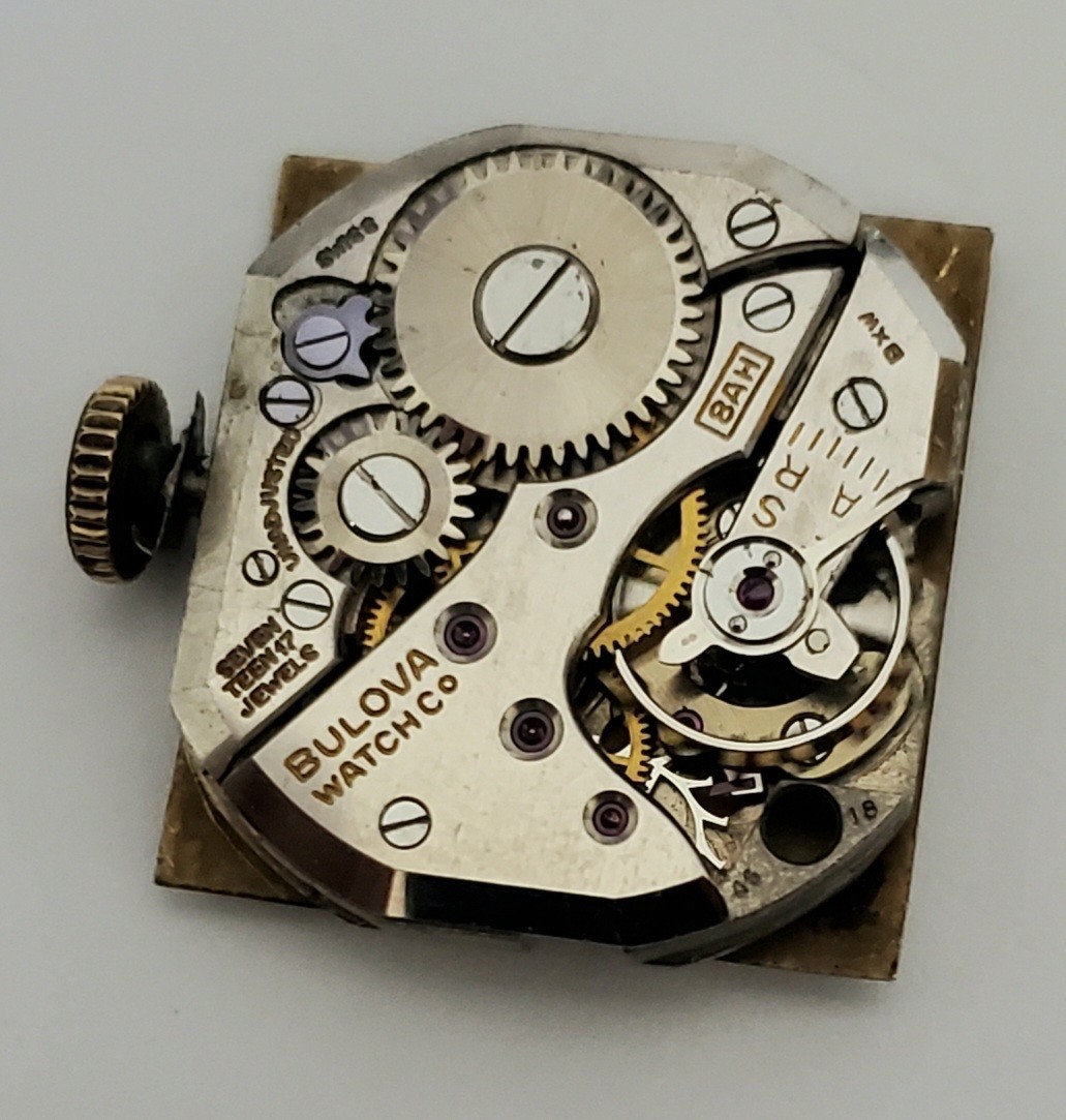 Bulova Cal. 8AH 17Jewels Movement for Parts or Repair