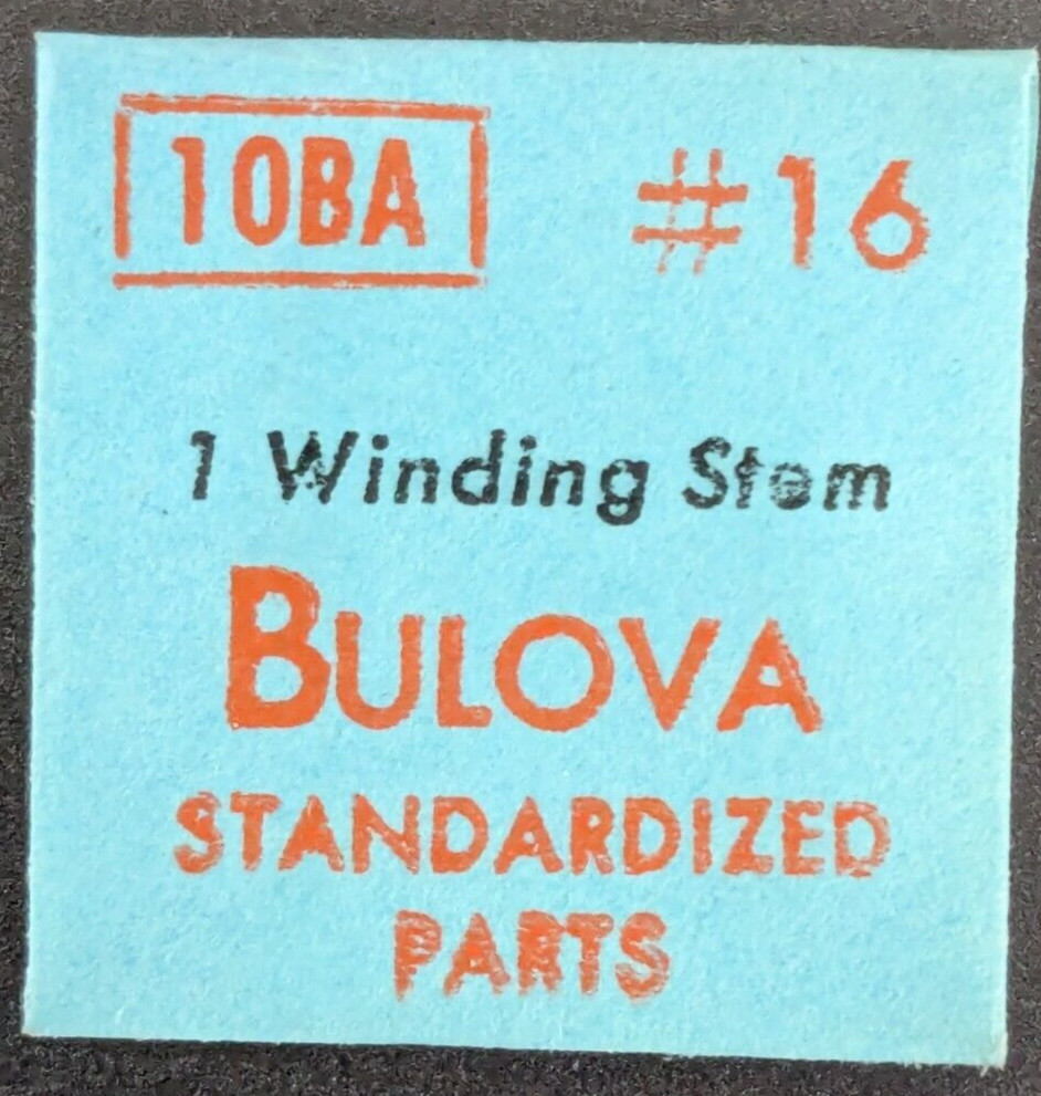 NOS NEW Genuine Bulova Cal. 10BA # 16 Winding Stem – Vintage Watch Part
