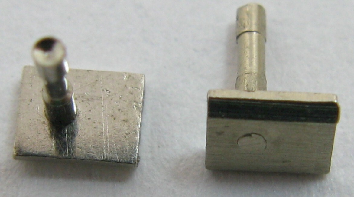 LeCoultre caliber 484, 494 pusher height 4.3 mm & 2.5 x 3.3 mm end