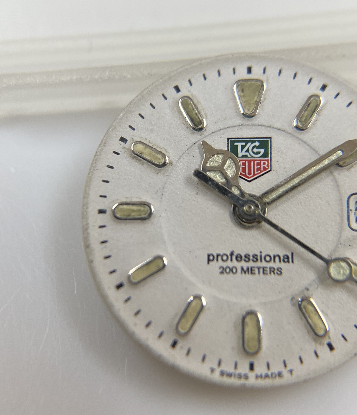 Genuine Tag Heuer Professional WG1312 White Dial W/ Movement