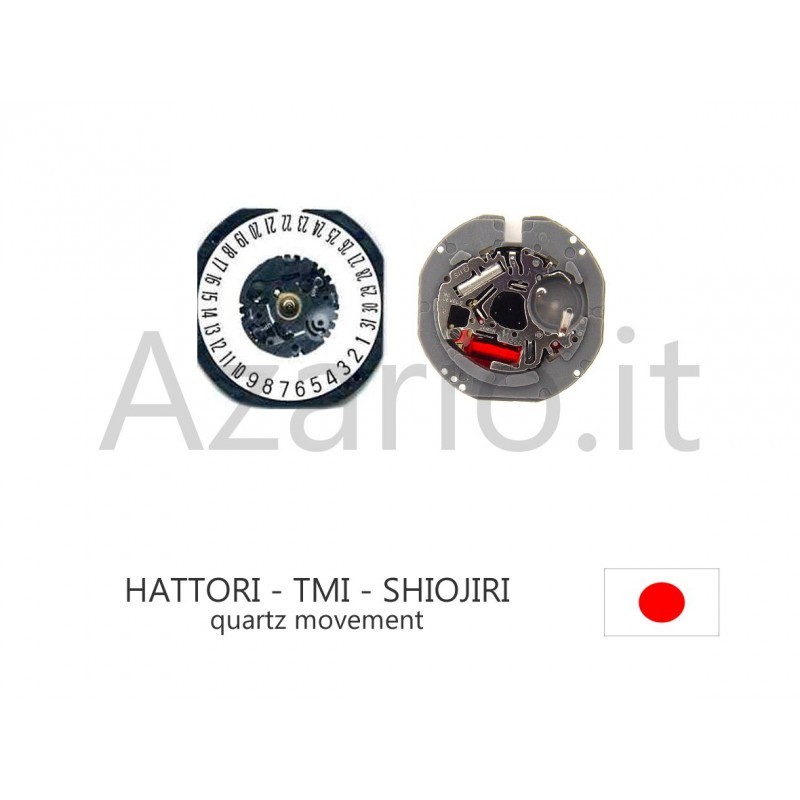 HATTORI VJ32 quartz movement date 6 movement quartz Shiojiri TMI watch Japan