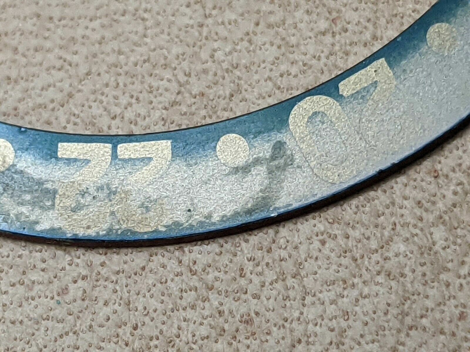 Vintage Rolex GMT 1675 Super Fat Font Faded Sky Blue/Ghost Salmon Bezel Insert