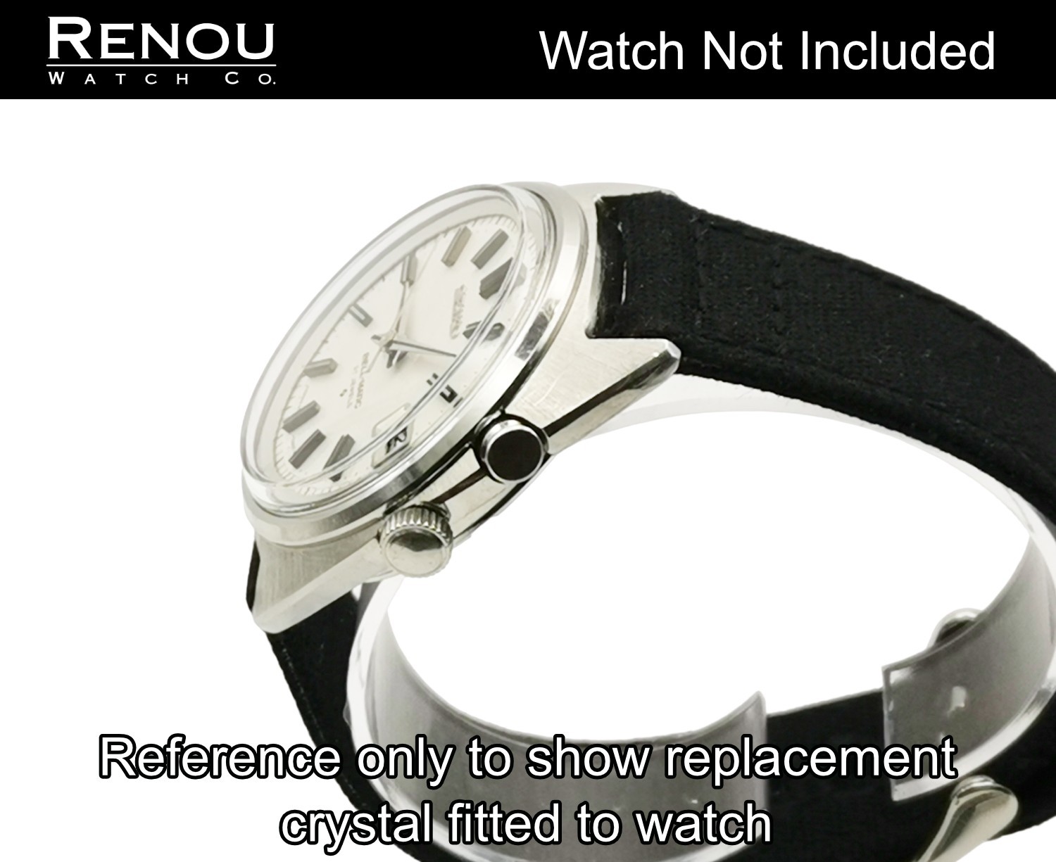 Seiko Replacement 325T02ANS0 Crystal for 4005, 4006 Bell-Matic Watches
