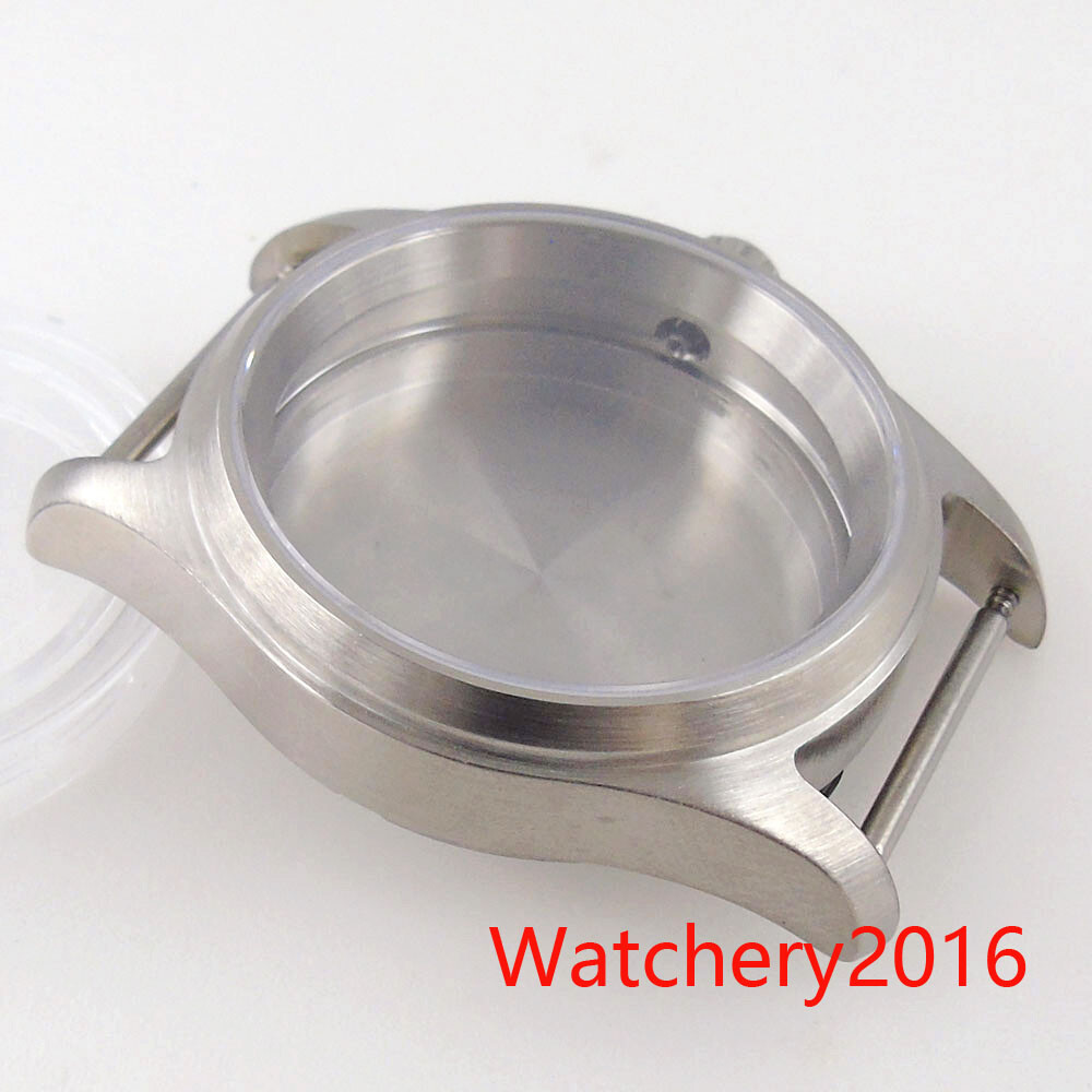36mm Tandorio Sapphire Glass Watch Case Dial For NH35A NH36 Autoamtic Mens Watch