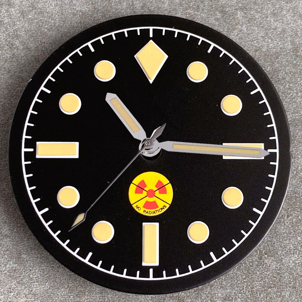 29mm Tandorio 50 FATHOMS Watch Dial Face Fit for NH35 ETA2824 PT5000 Movement