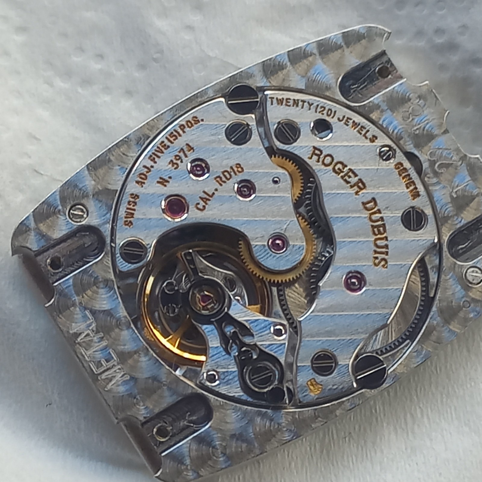 Roger Dubuis Calibre RD48 Audemars Piguet 2080 MOVEMENT.