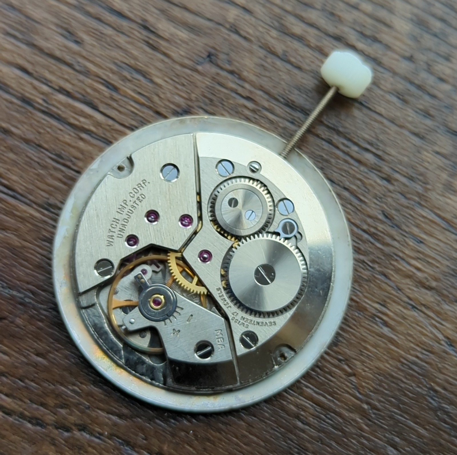 Peseux 7000 New Old Stock Watch Movement, Ticking but Slowly (BS24)