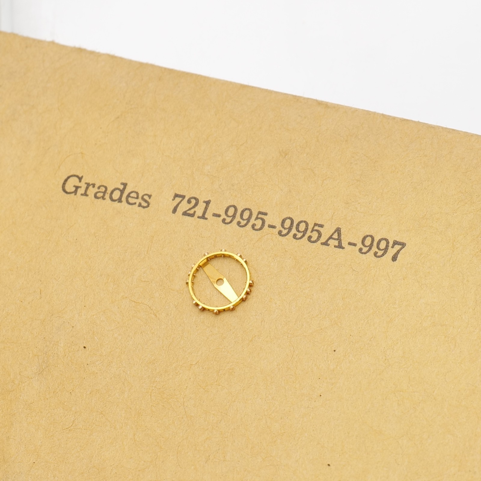 Hamilton 111530 Balance Wheel Watch Part Grades 721-995-995A-997 NOS (G18D23)