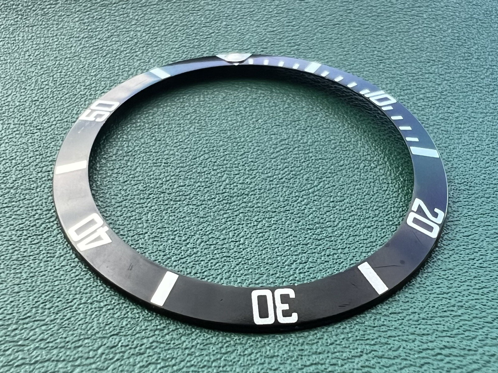 Genuine Rolex Submariner Date 16610 16610T 16800 168000 Black Bezel Insert #5160