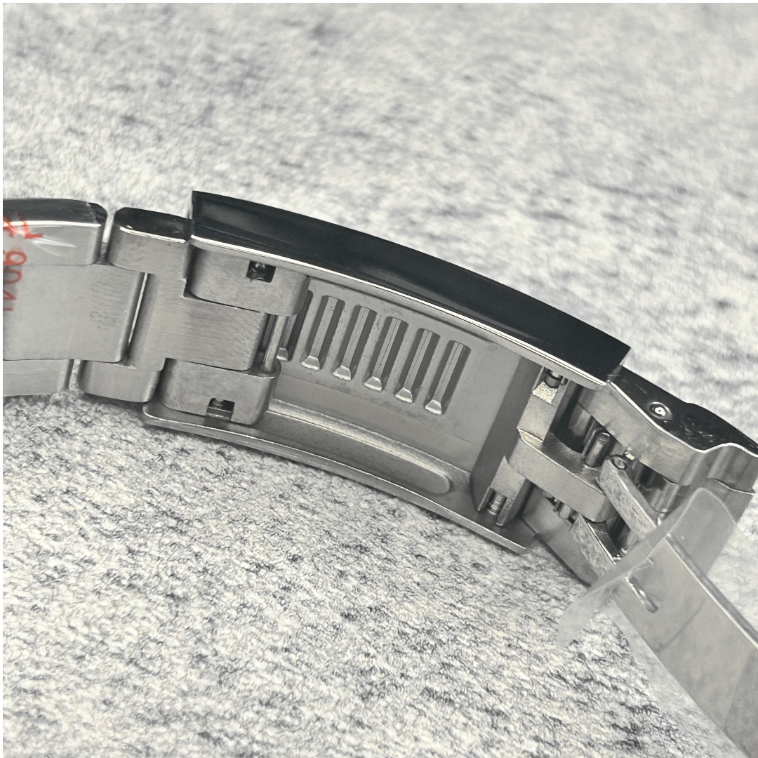 Fluted Steel 36MM Sapphire Glass Watch Case Fit Japan NH35 NH36 Movement Mods