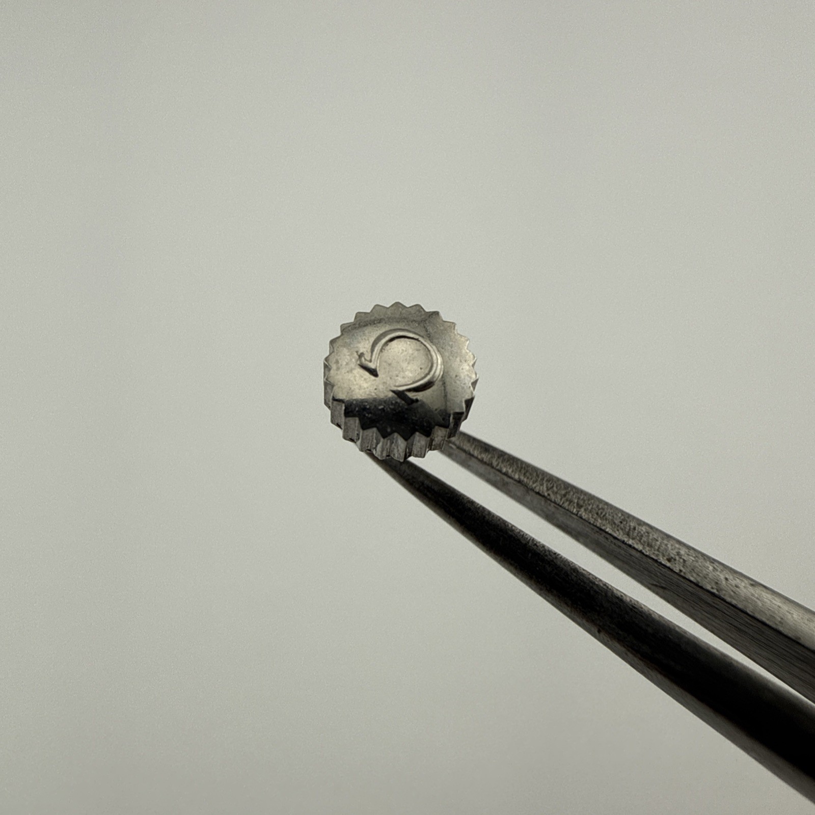 Omega Stainless Steel 4.4mm Split Stem Wristwatch Crown – New Old Stock