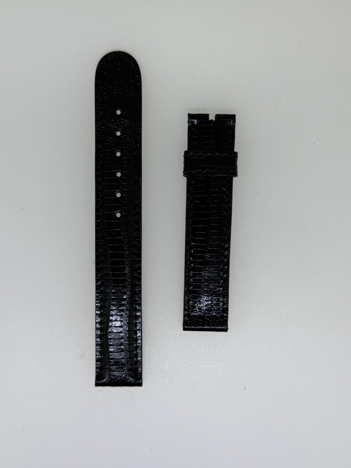 TIFFANY & Co Watch Strap Black Lizard size 16mm