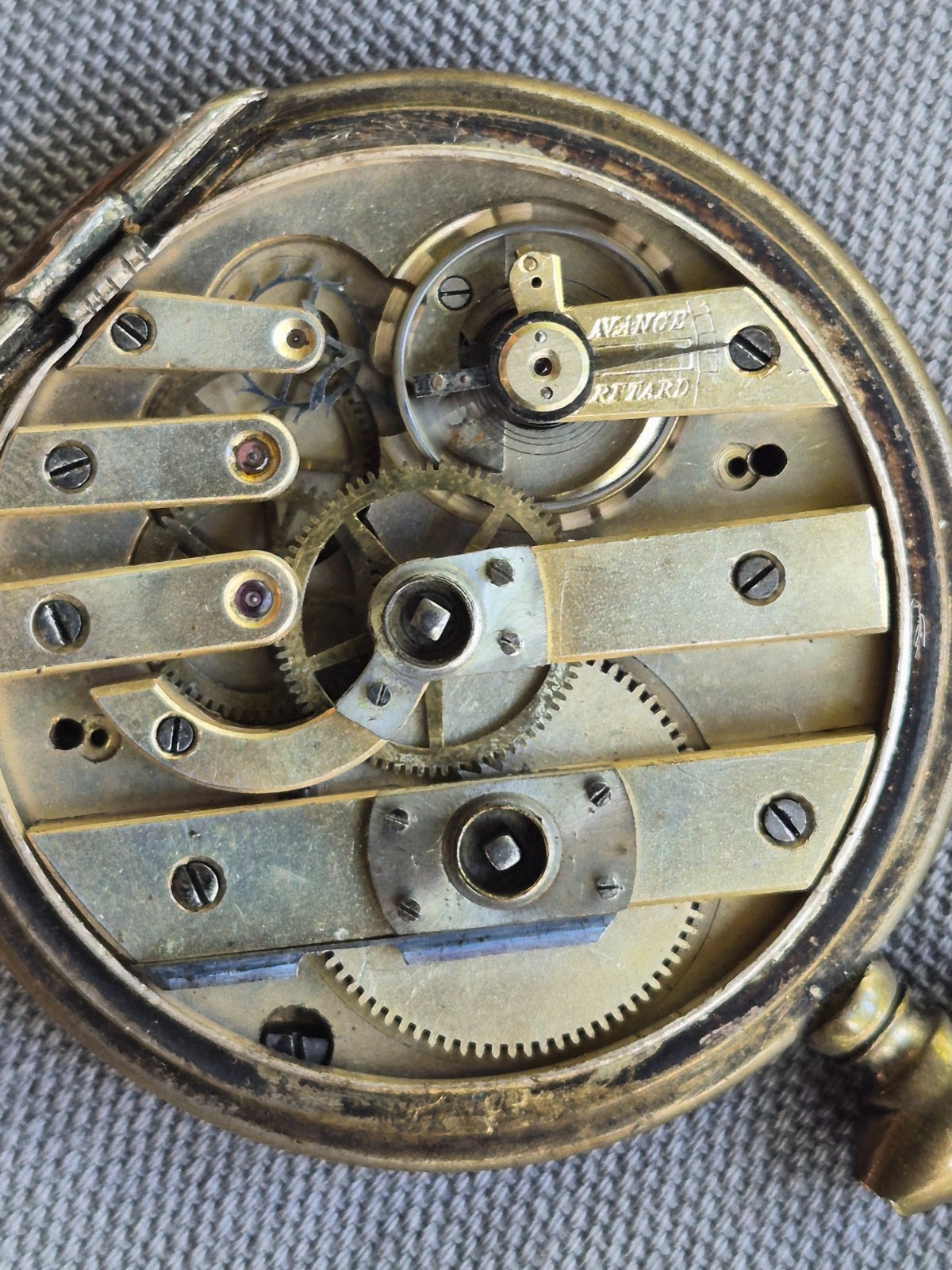 Vintage Swiss Facon Breguet Pocket Watch Bridged 15Jewels RUNNING