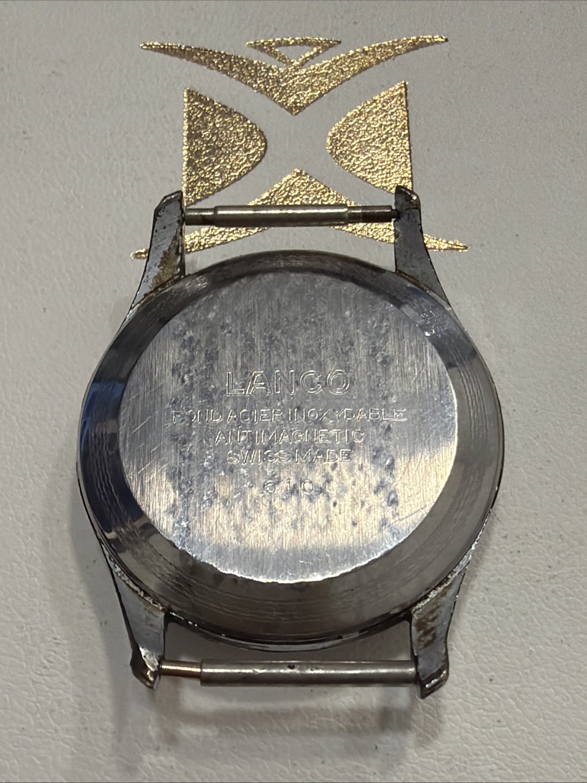 Lanco Swiss Made 610 Vintage 34mm Case