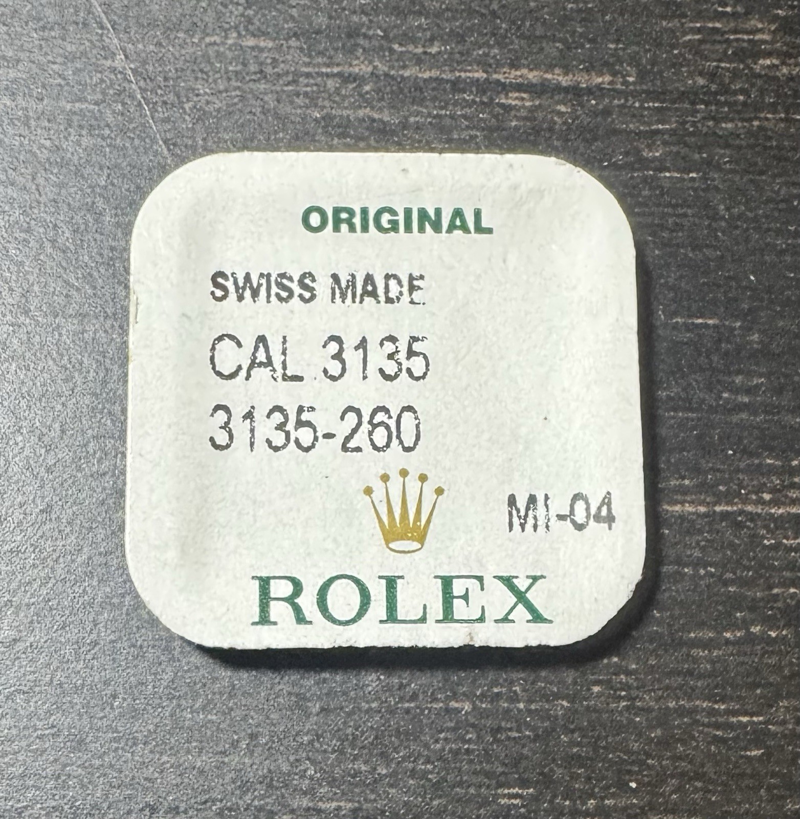 Rolex Cal. 3135 Part 260 Minute Wheel 3135-260
