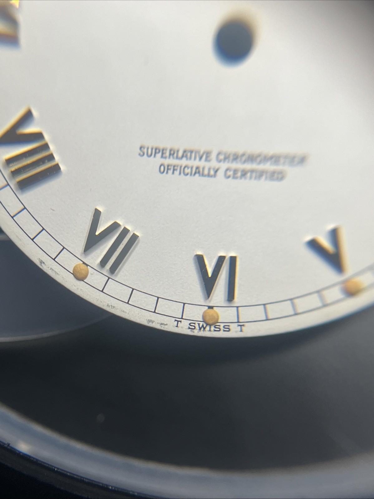 Genuine Rolex Day-Date 18038 White Roman Numeral Dial