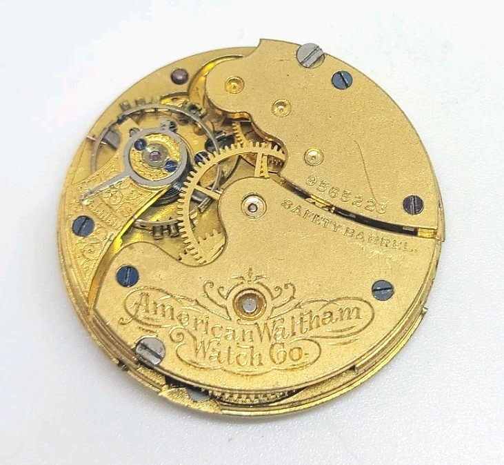 1900 Waltham Model 1891 Grade Seaside 7J 0s Pocket Watch Movement For Repair