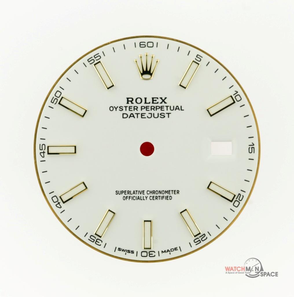 Original Men’s Rolex Datejust 41 126333 126303 Gloss White Index Dial 2/T #D4