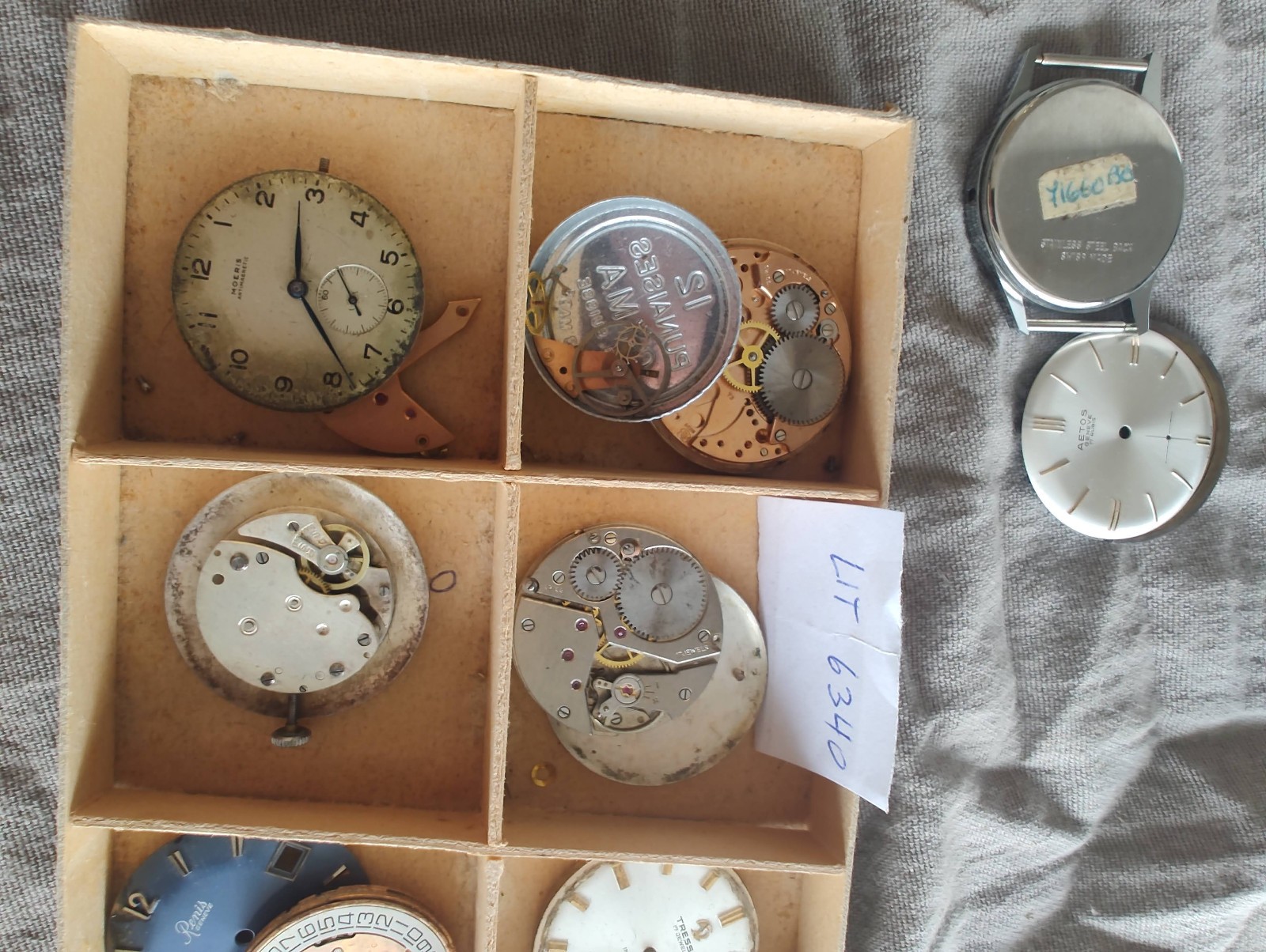 Watch Repair Lot 11 Movements Unitas UT 6310 AS 1130 Swiss Parts