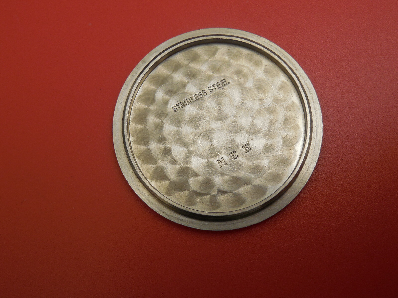 GENUINE BVLGARI SOLID STEEL DIAGONO LCV35S CASE BACK FOR 35MM LCV MODELS