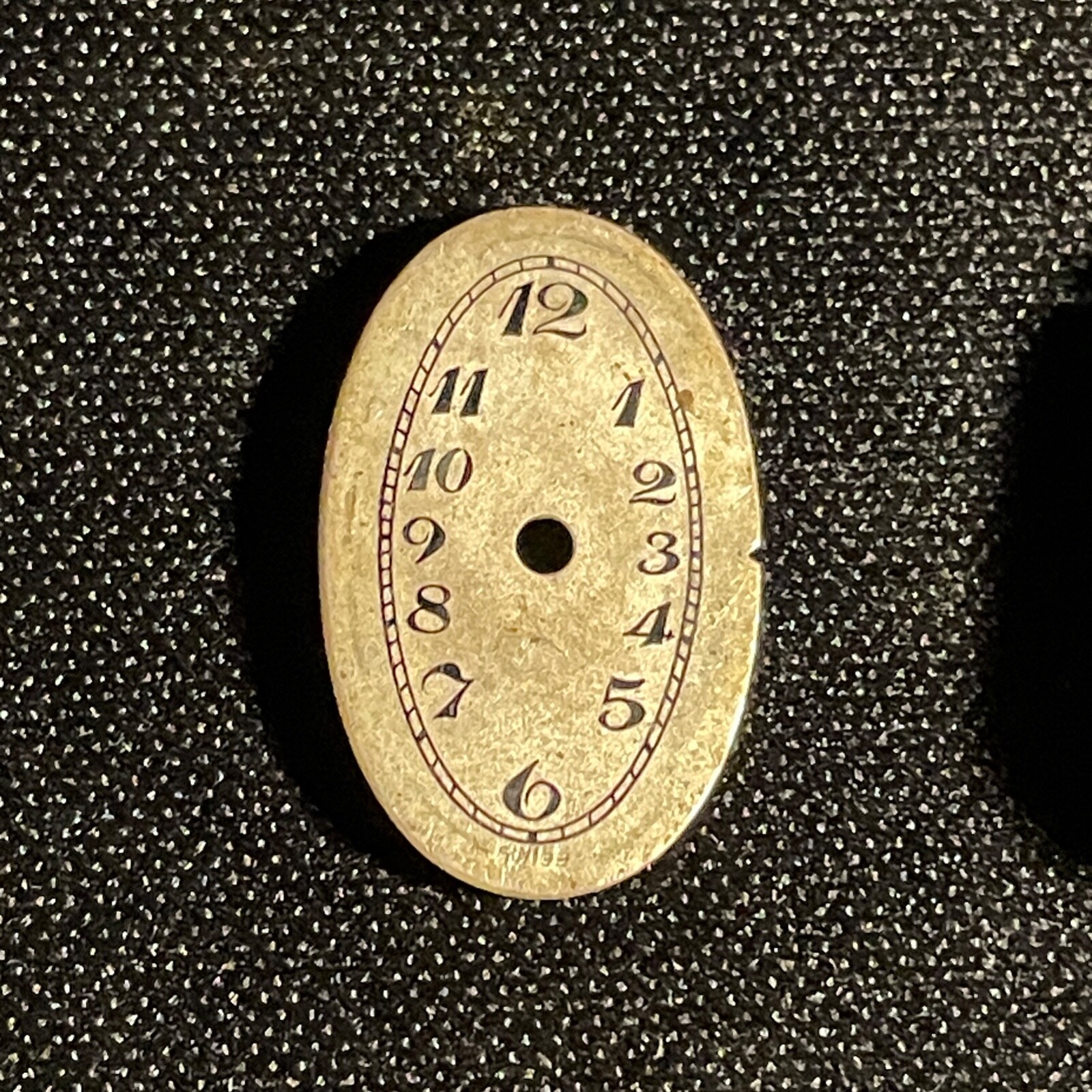 Vintage AS 475 Watch Movement, Oval Dial 12×18.6mm, Winegartens, TR Marked Part