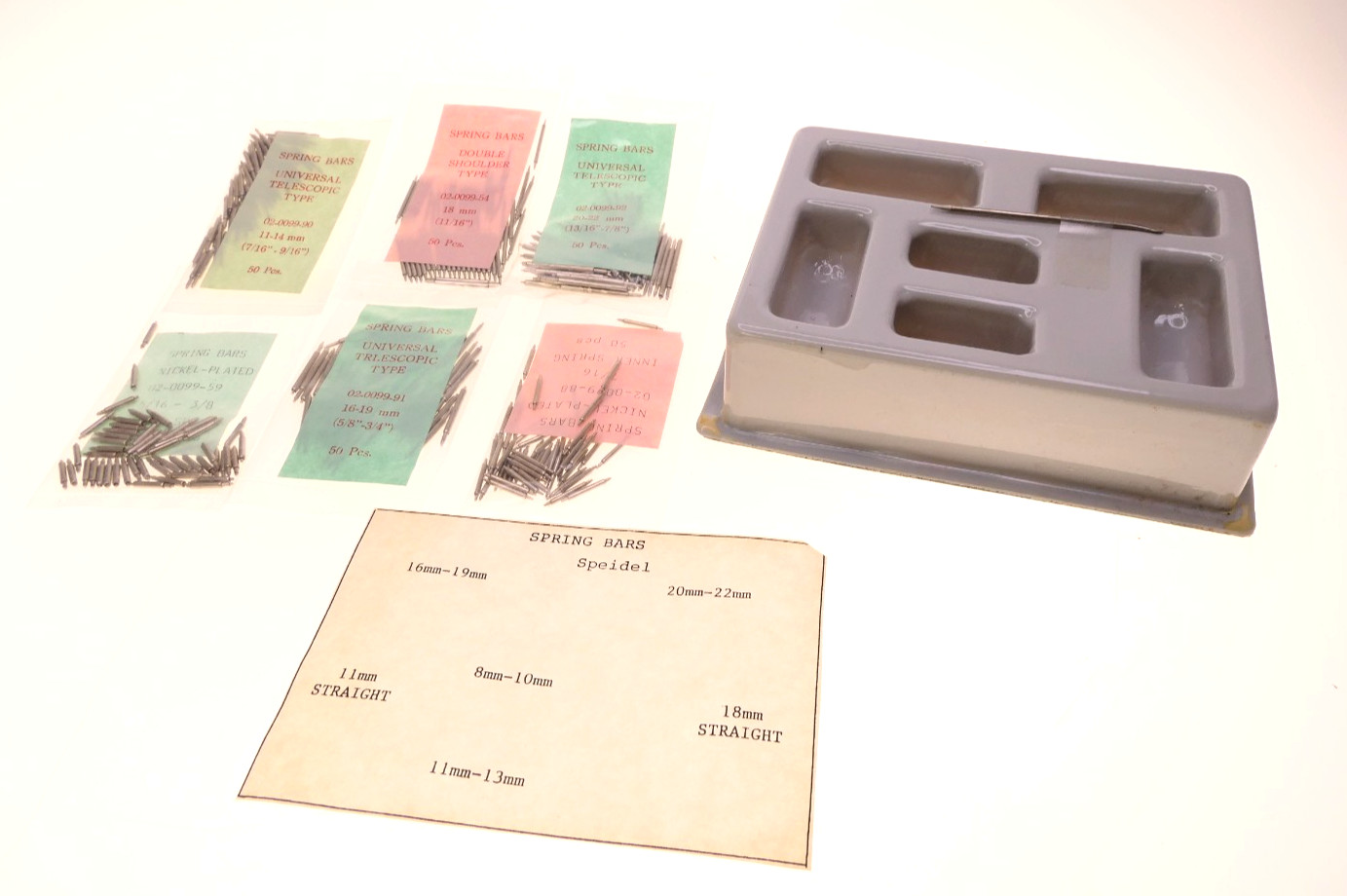 Speidel Watch Spring Bar Assortment SB/300N Brand New